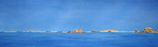 Tableau magntique. Iles Chausey.